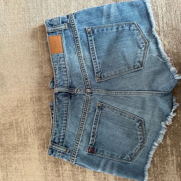 Agolde top & bdg jean shorts set - Picture 8 of 12